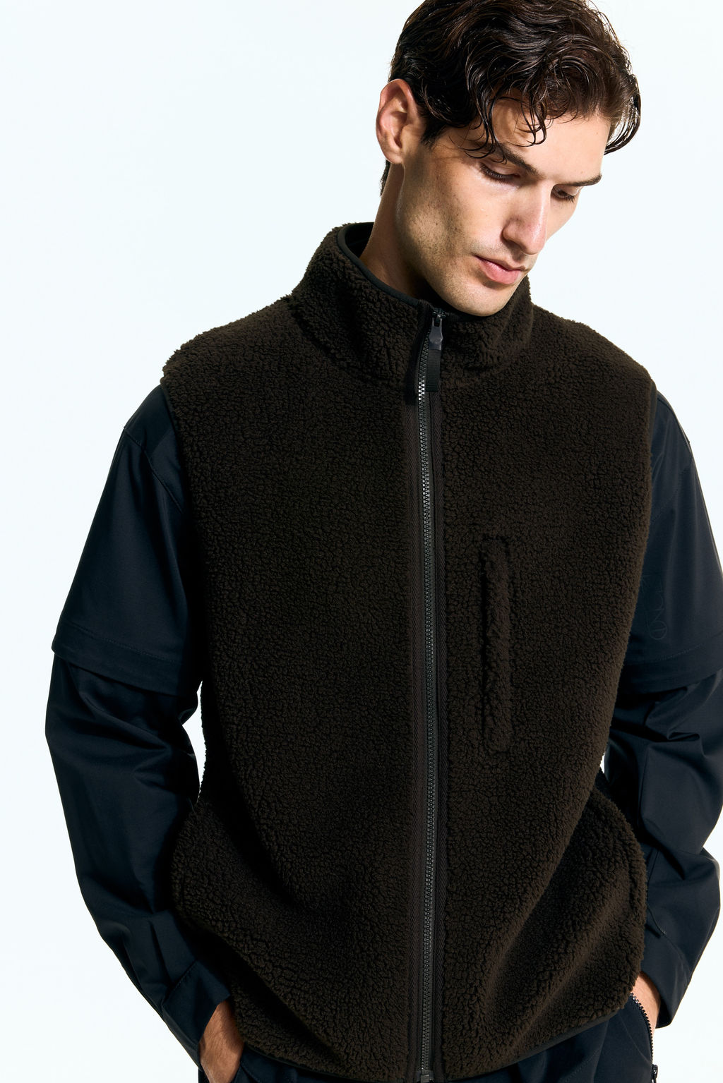 Chaleco de deporte en borreguito Regular Fit - H&m фото 5