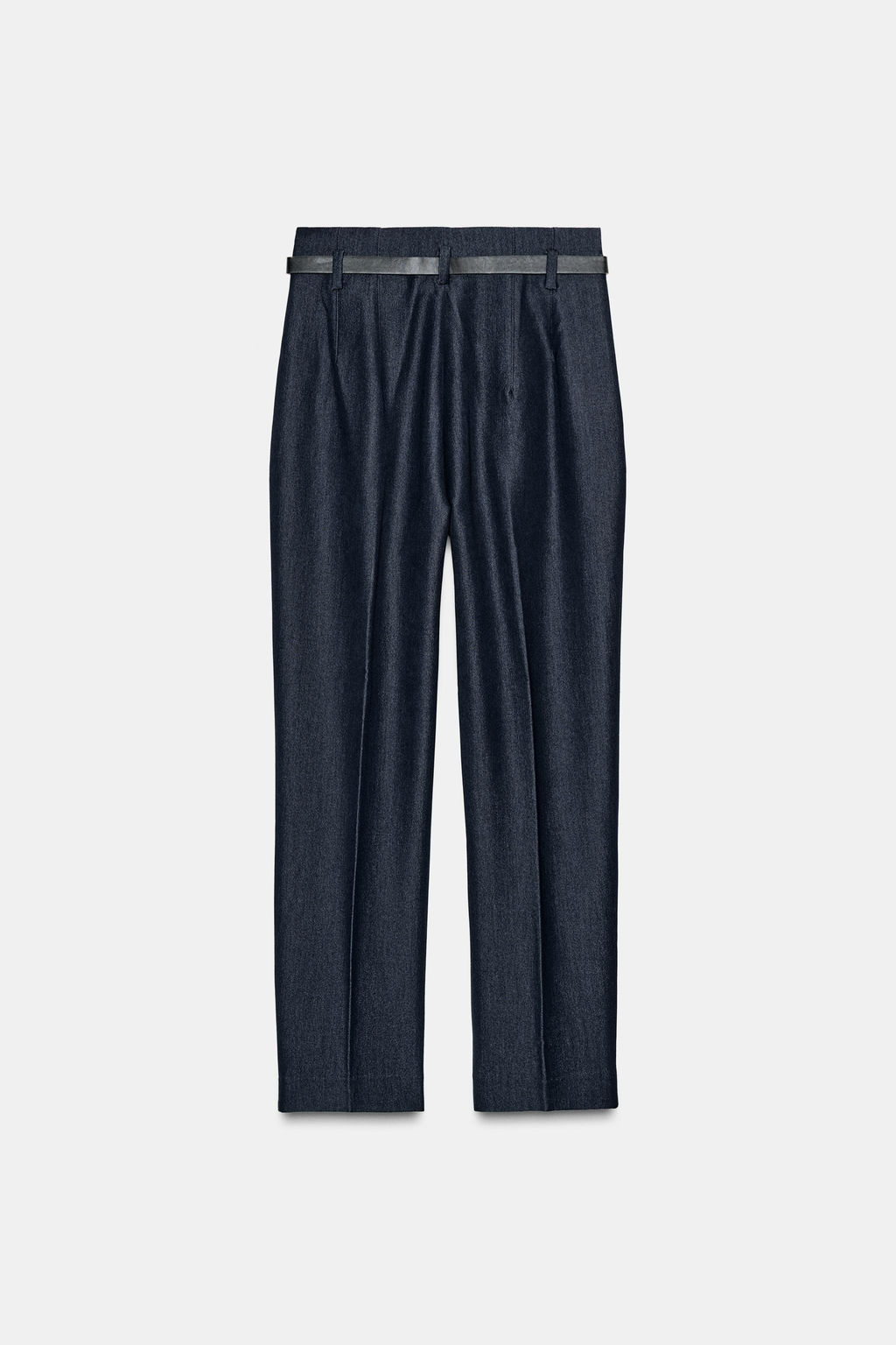 HIGH-WAIST TROUSERS WITH BELT - Zara фото 8