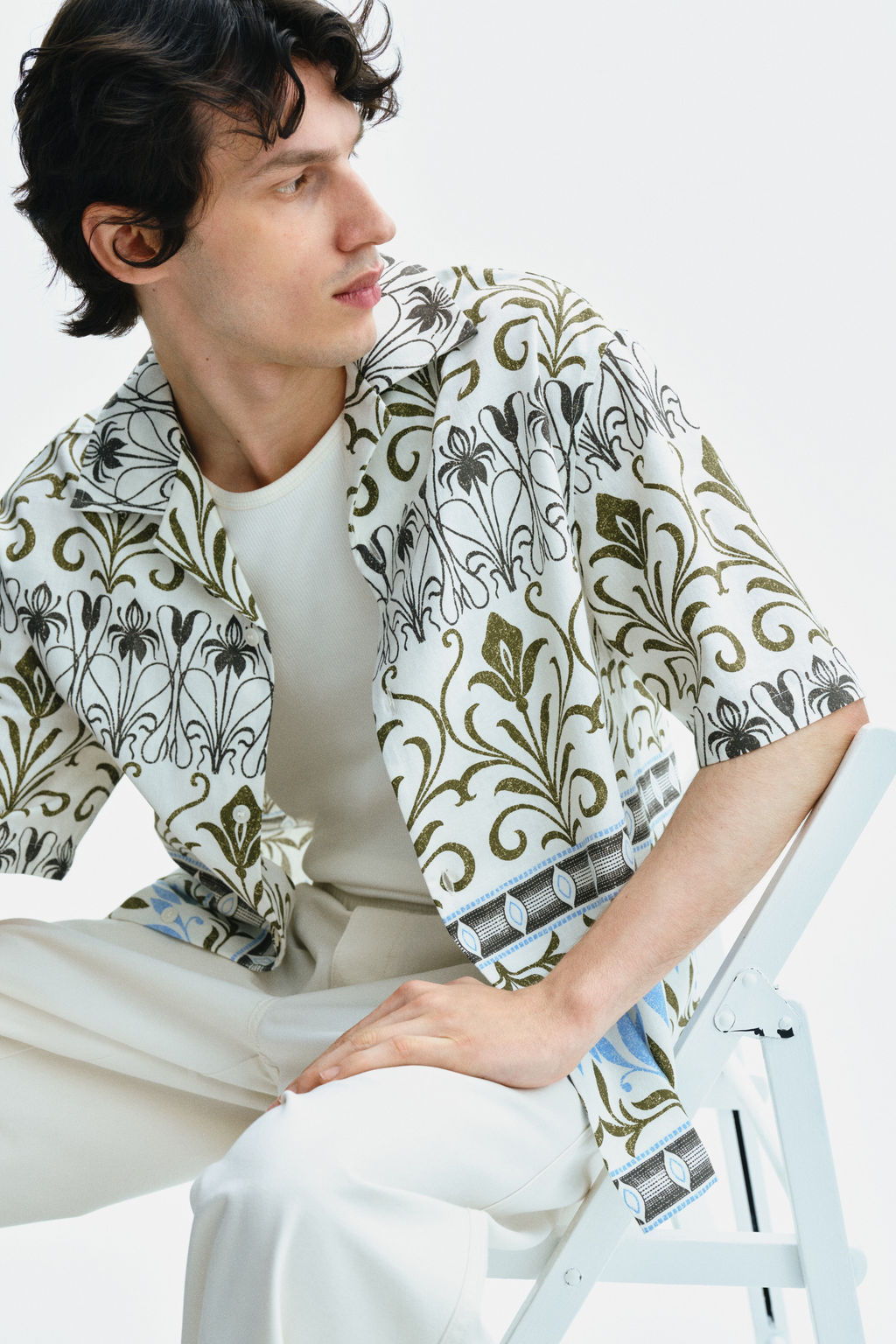 Camisa resort estampada Relaxed Fit - H&m фото 5
