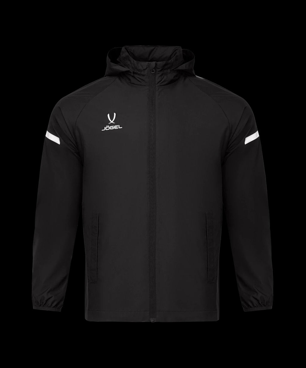 Куртка ветрозащитная JOGEL CAMP 2 Rain Jacket, черный, детский фото 3