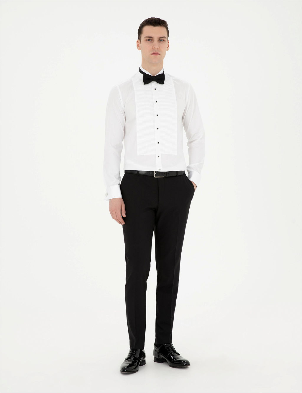 Beyaz Slim Fit Smokin G_mlek - Pierre cardin фото 4