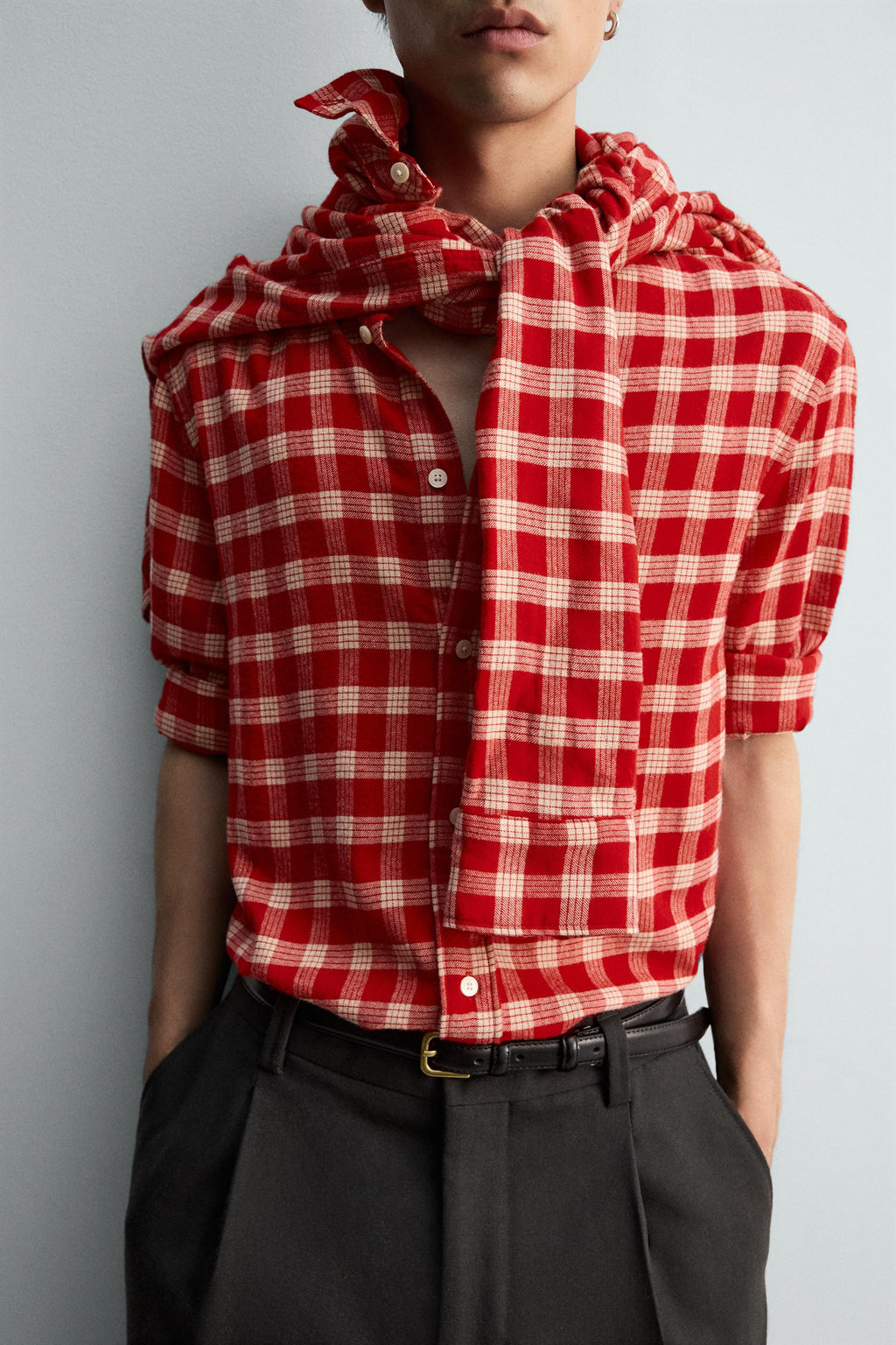 LIMITED EDITION CHECKED SHIRT - Zara фото 7
