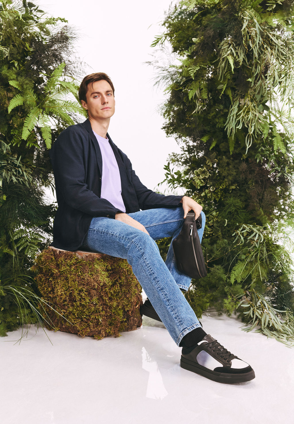 Черные мужские кеды - Mascotte фото 2