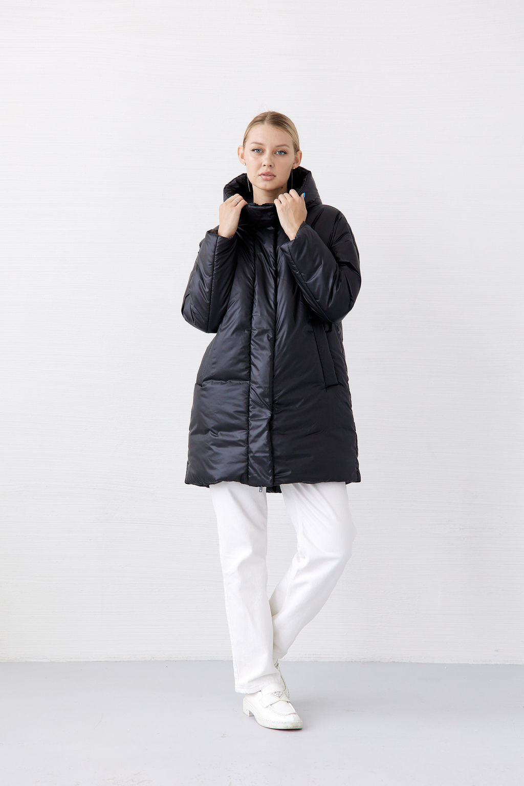 Куртка женская зимняя 25655 (серый опал) - Kankan фото 20