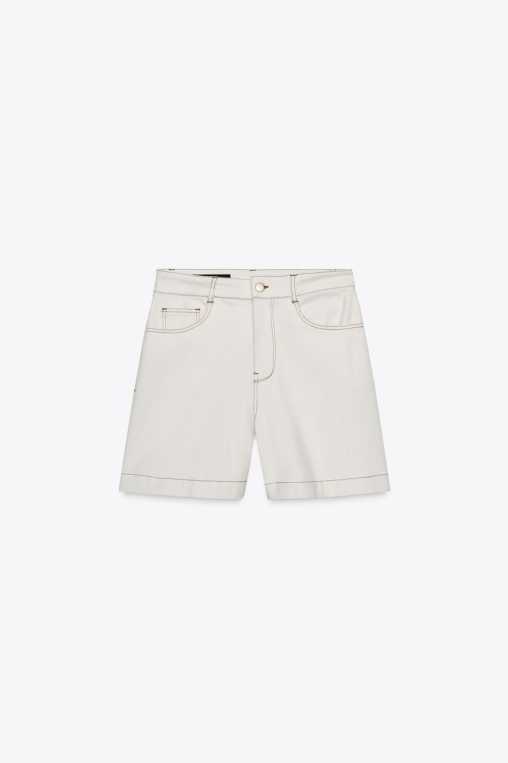 Z1975 DENIM MOM FIT BERMUDA SHORTS - Zara фото 4