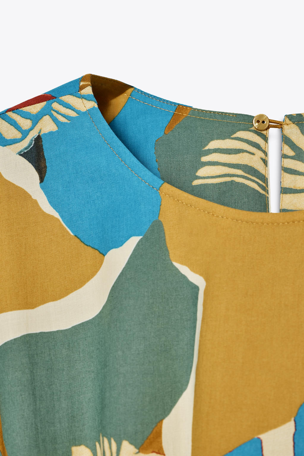 ZW COLLECTION PRINTED MIDI DRESS - Zara фото 14
