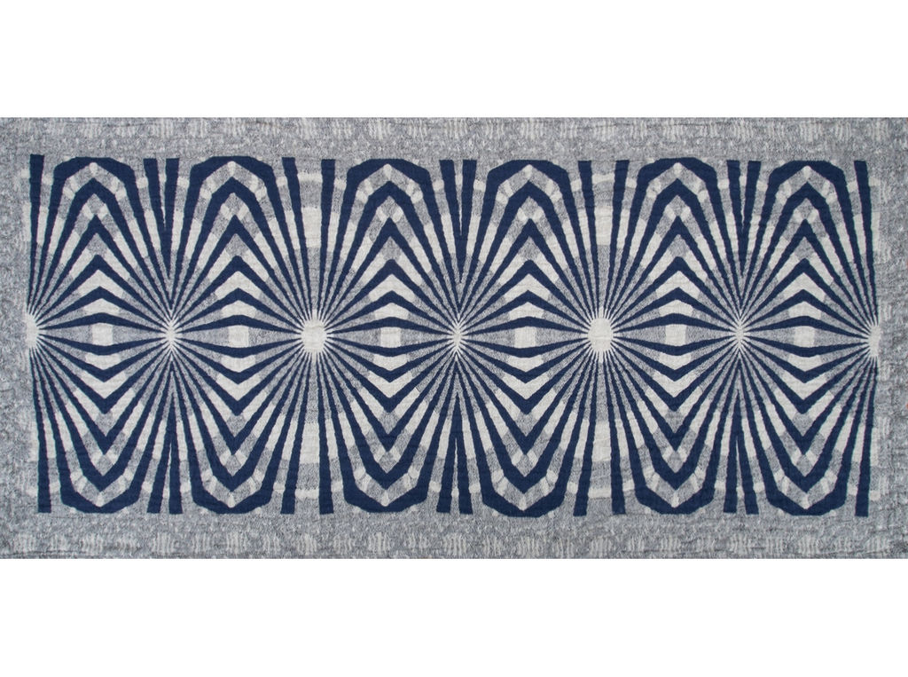 Полотенце 17С356-ШР/у. 55*115 "Мерцание" цв. 1 рис. 219 синий