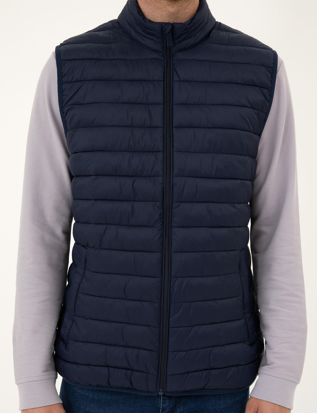 Lacivert Dolgulu Ultra Hafif _i_me Yelek - Pierre cardin фото 7