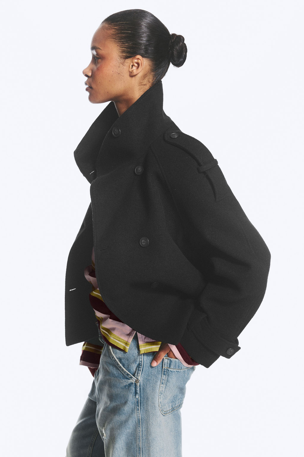 Chaqueta con cuello embudo - H&m фото 6