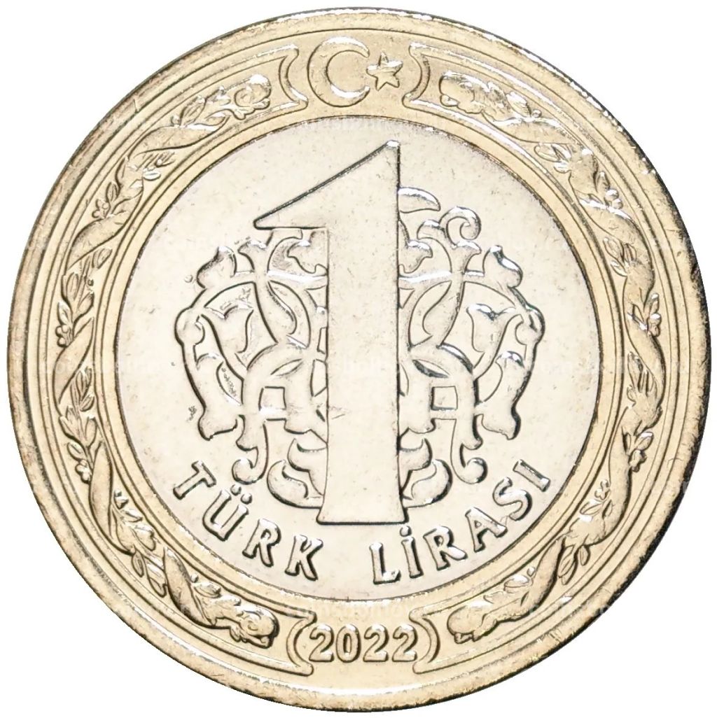 1 лира 2022 года Турция 100 лет великому наступлению