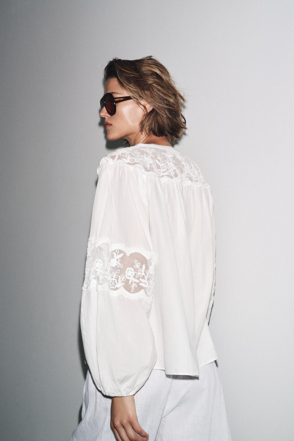 ZW COLLECTION EMBROIDERED SHIRT - Zara фото 3
