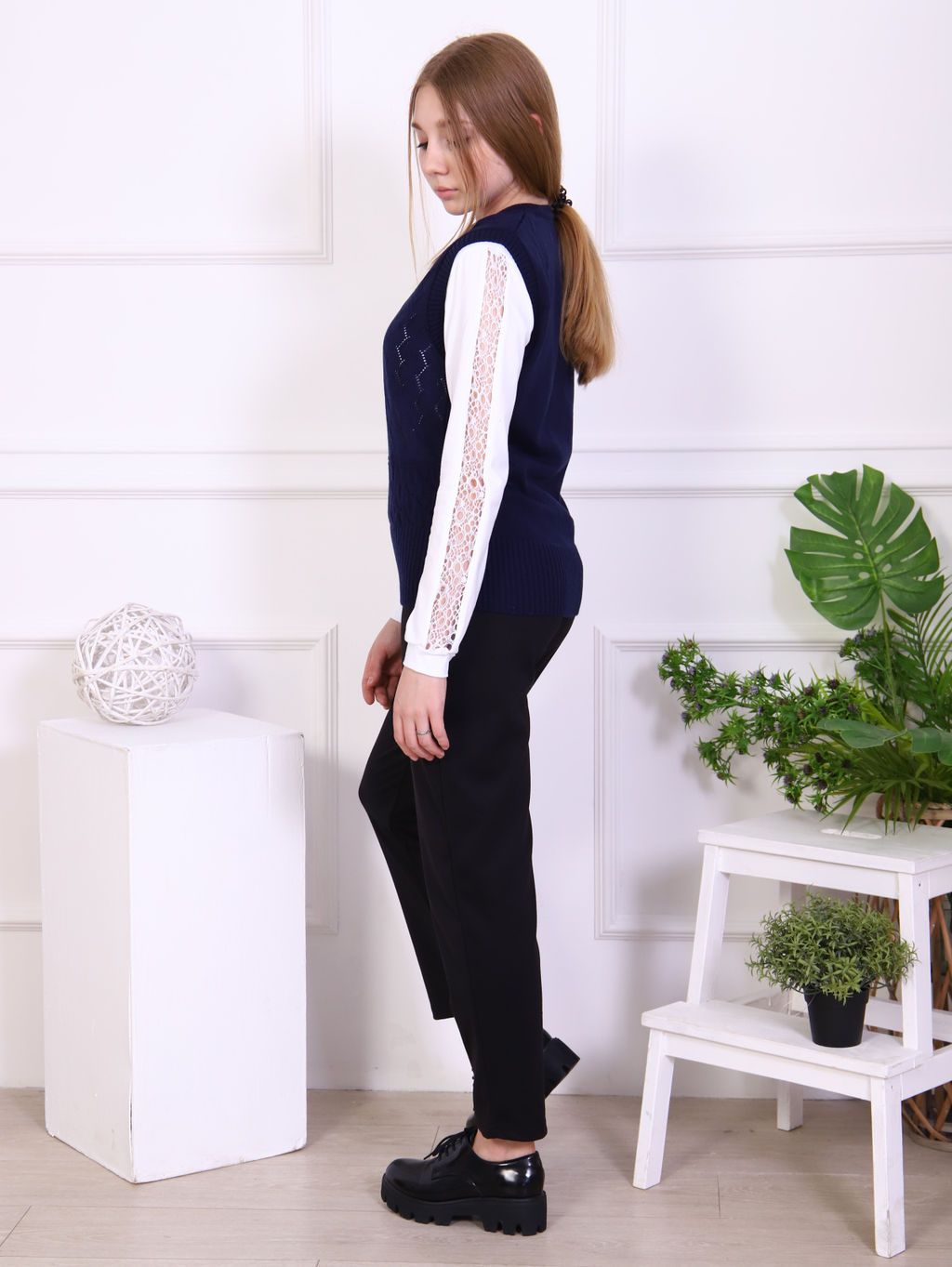 Жилет "Юлия-1" темно-синий