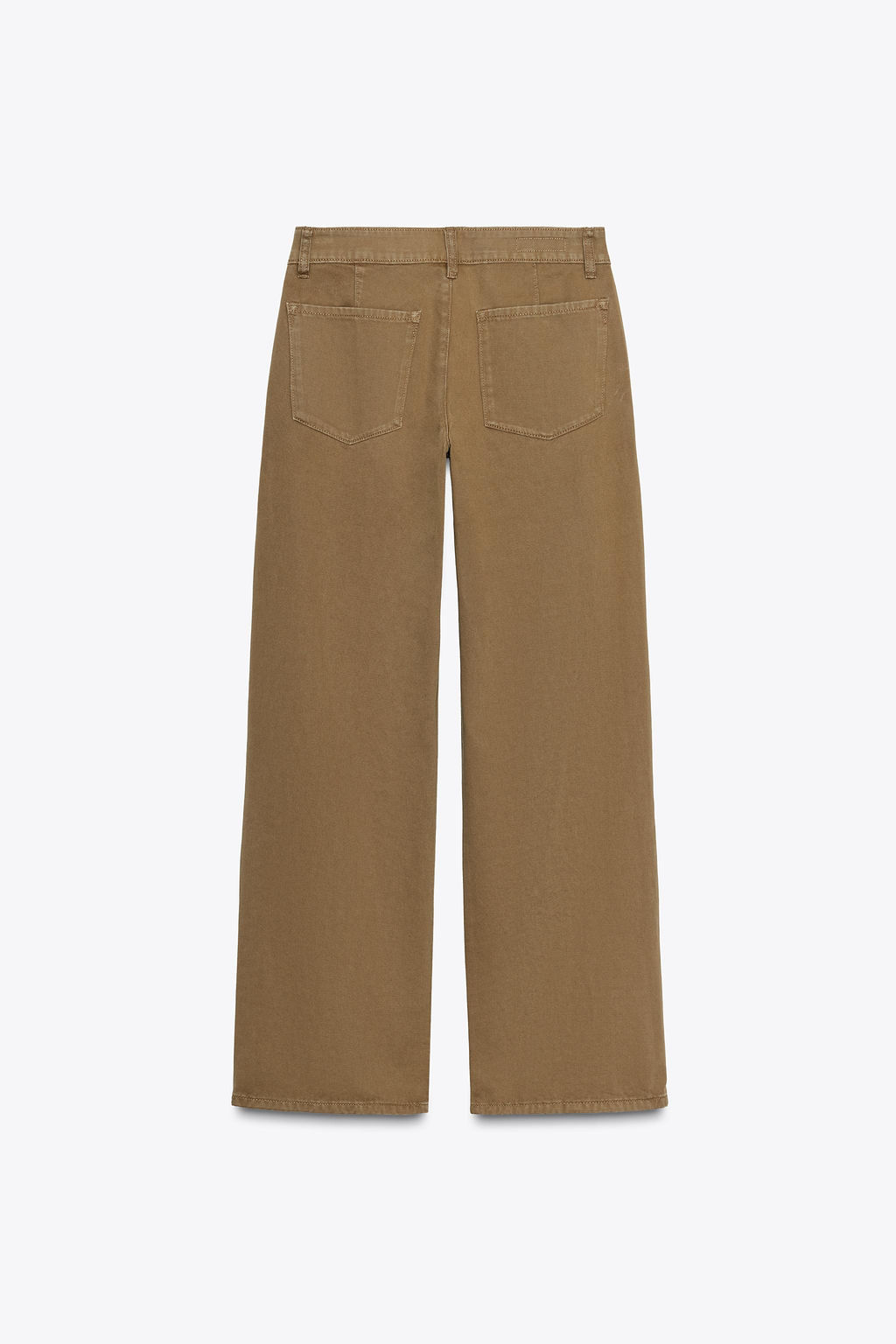 LOW-RISE CHINO TROUSERS