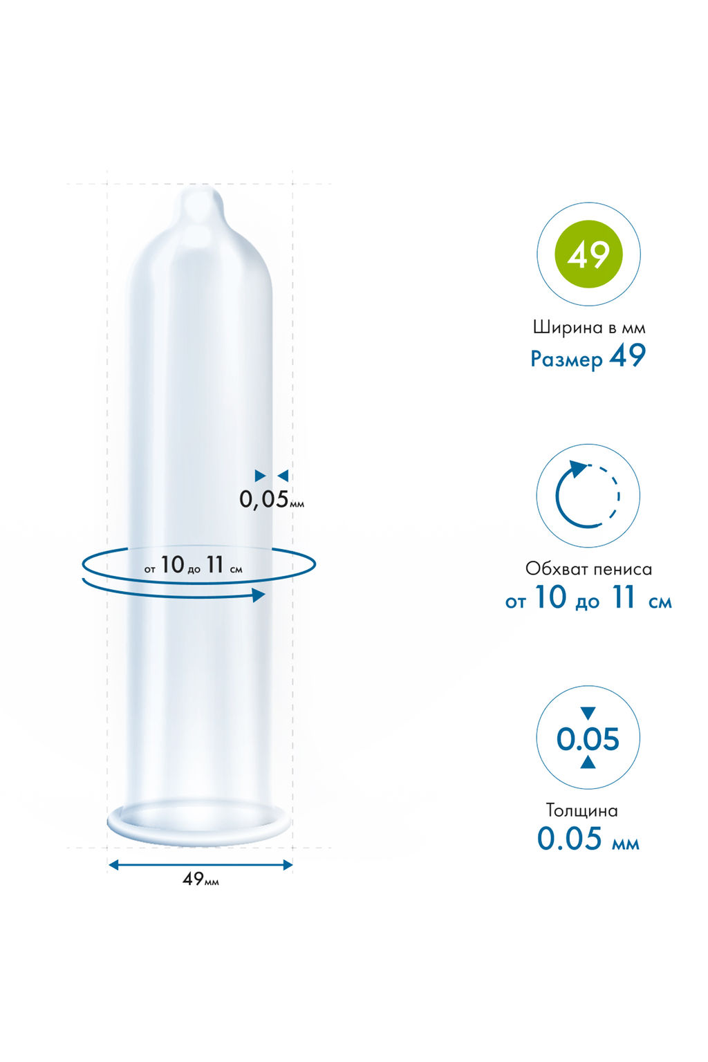 Презервативы My.Size, латекс, 16 см, 4,9 см, 3 шт.  фото 6