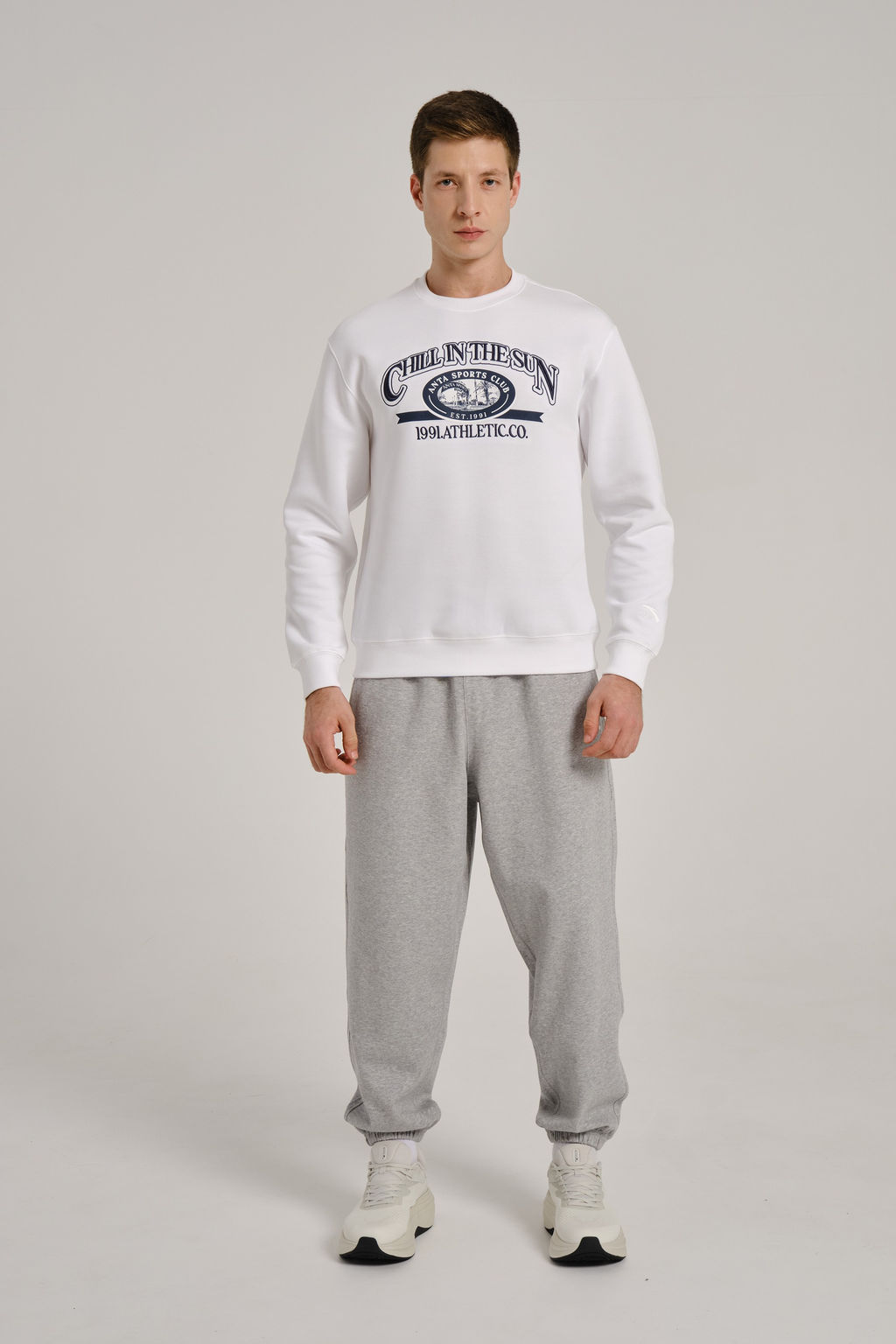 Брюки трикотажные Серый ATSC Knit Track Pants