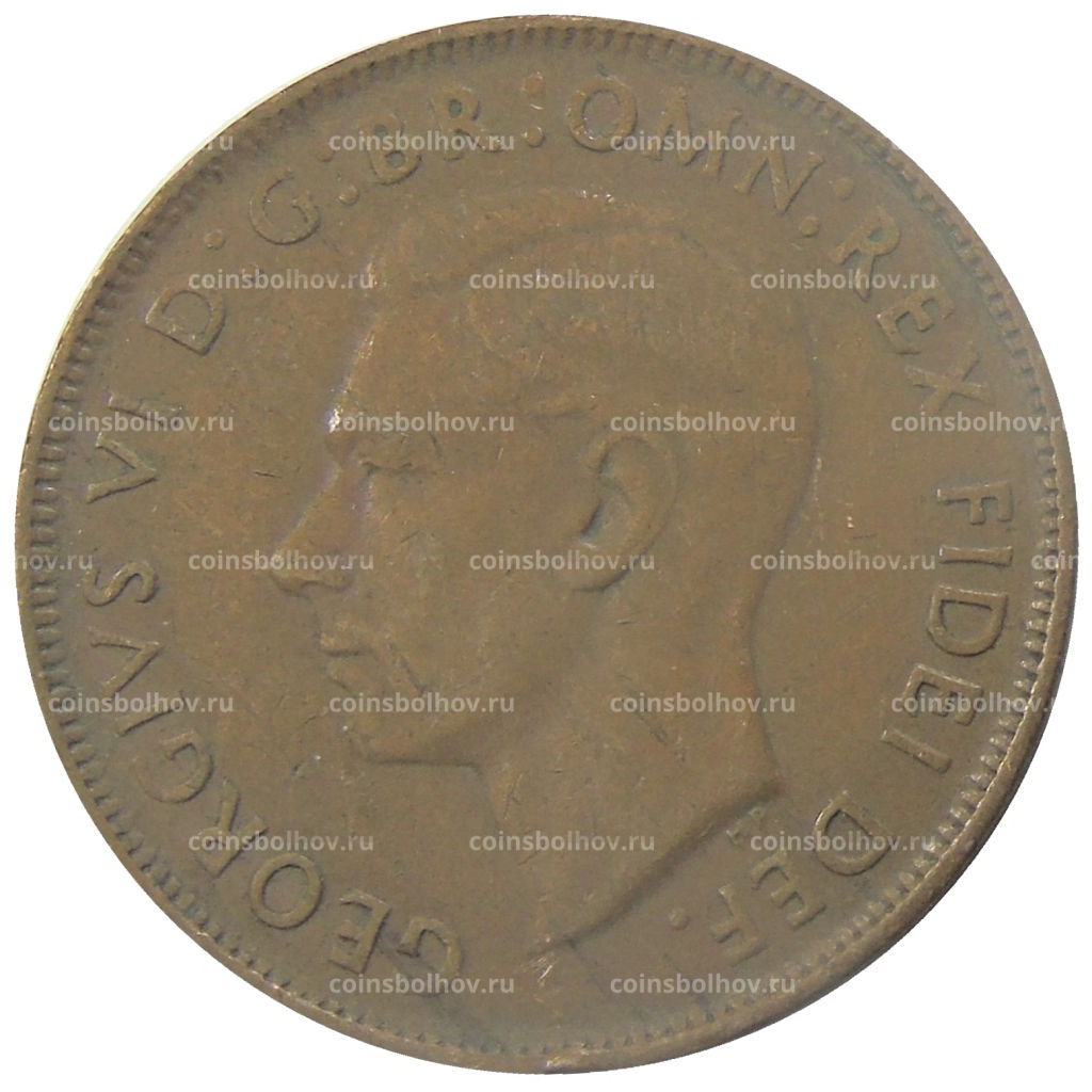 1 пенни 1952 года Австралия