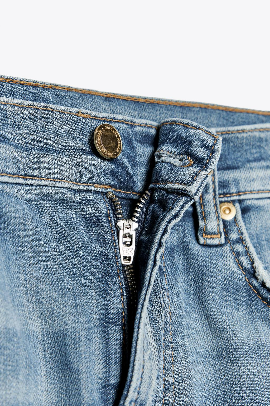 ZW COLLECTION BOOTCUT HIGH-WAIST CROPPED JEANS - Zara фото 10