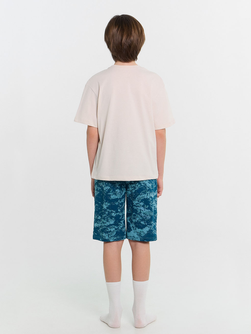 Пижама для мальчиков с принтом Half cat half robot Meow - Mark formelle фото 3