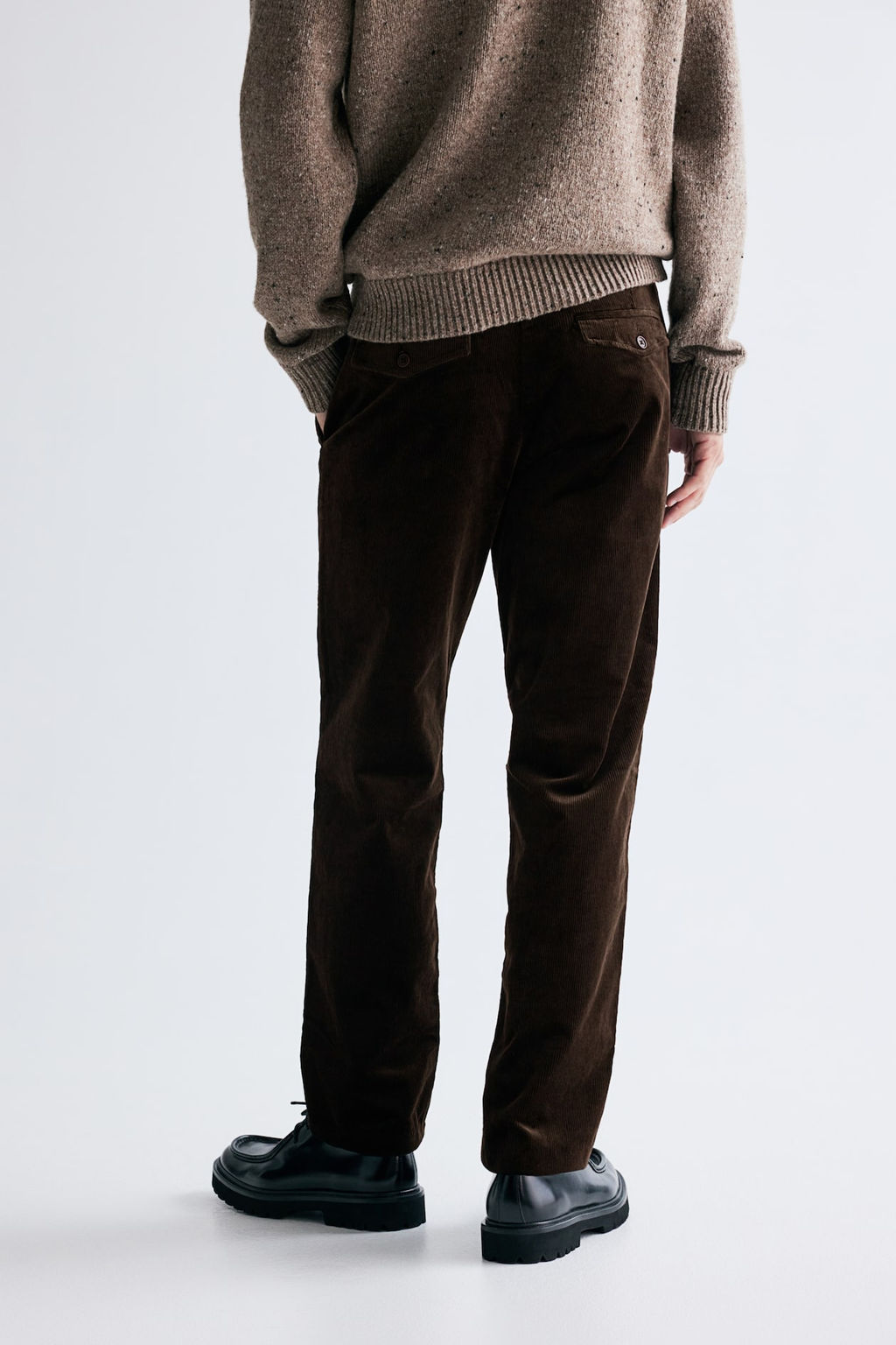 Pantalon de pana Regular Fit - H&m фото 5