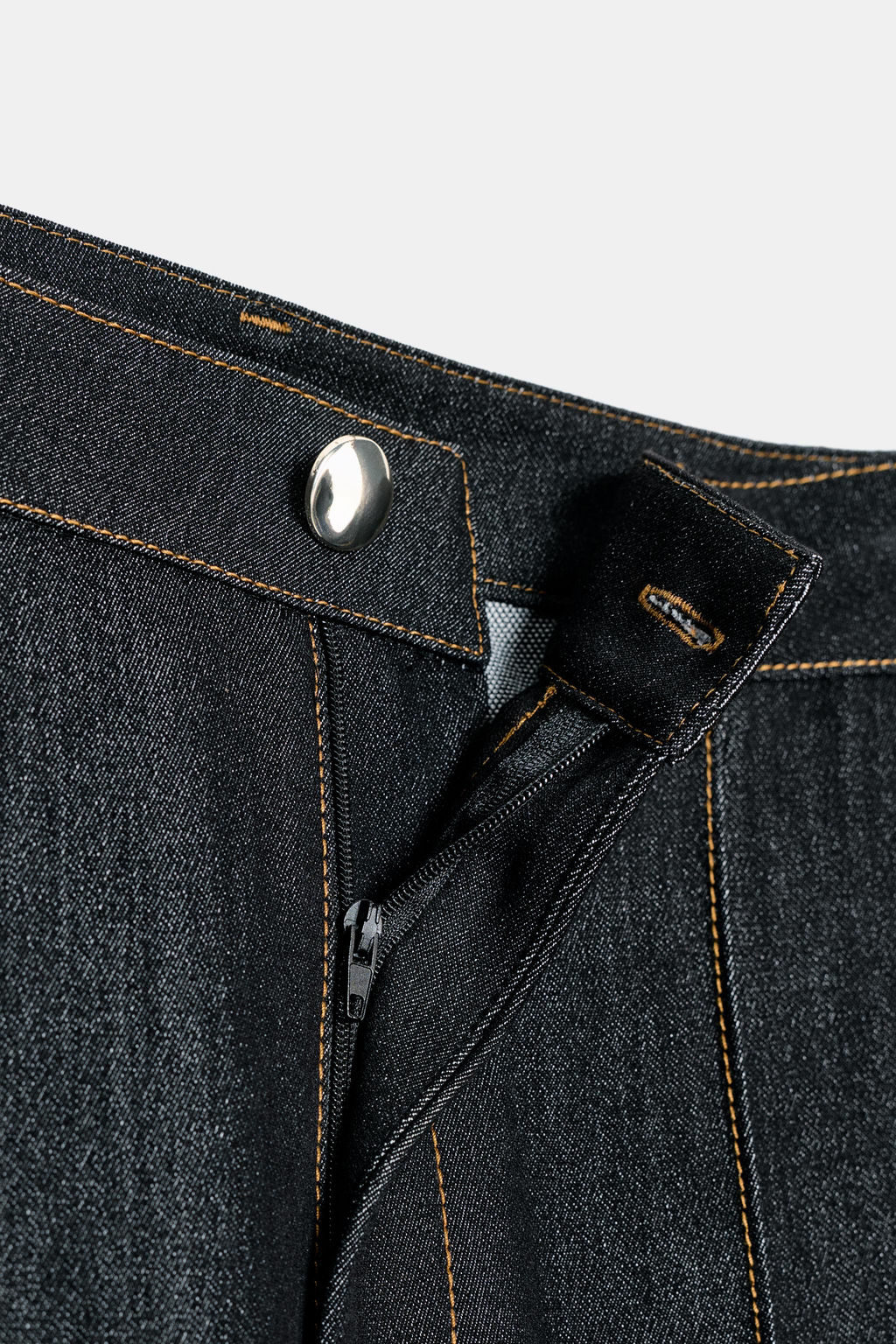 CONTRAST TOPSTITCH SEAM TROUSERS - Zara фото 8