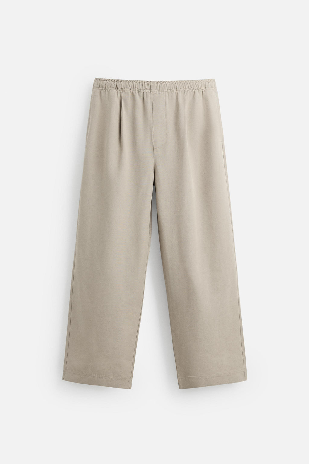 REGULAR FIT JOGGER WAIST TROUSERS - Zara фото 6