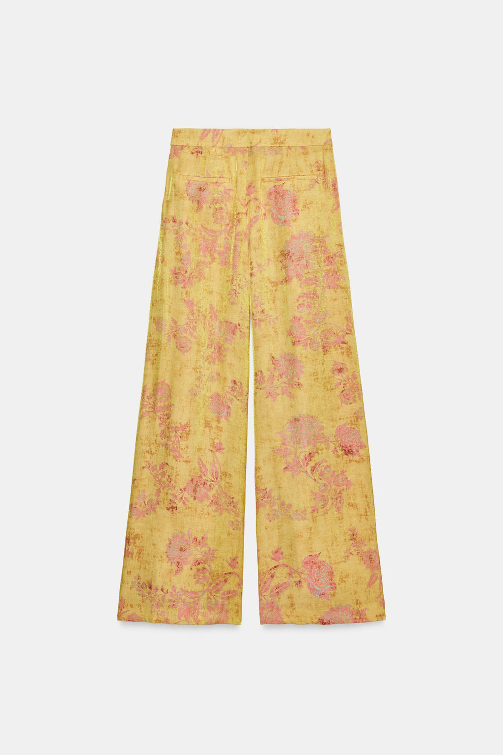 PANTAL?N PALAZZO ESTAMPADO / Multicolor - Zara фото 4