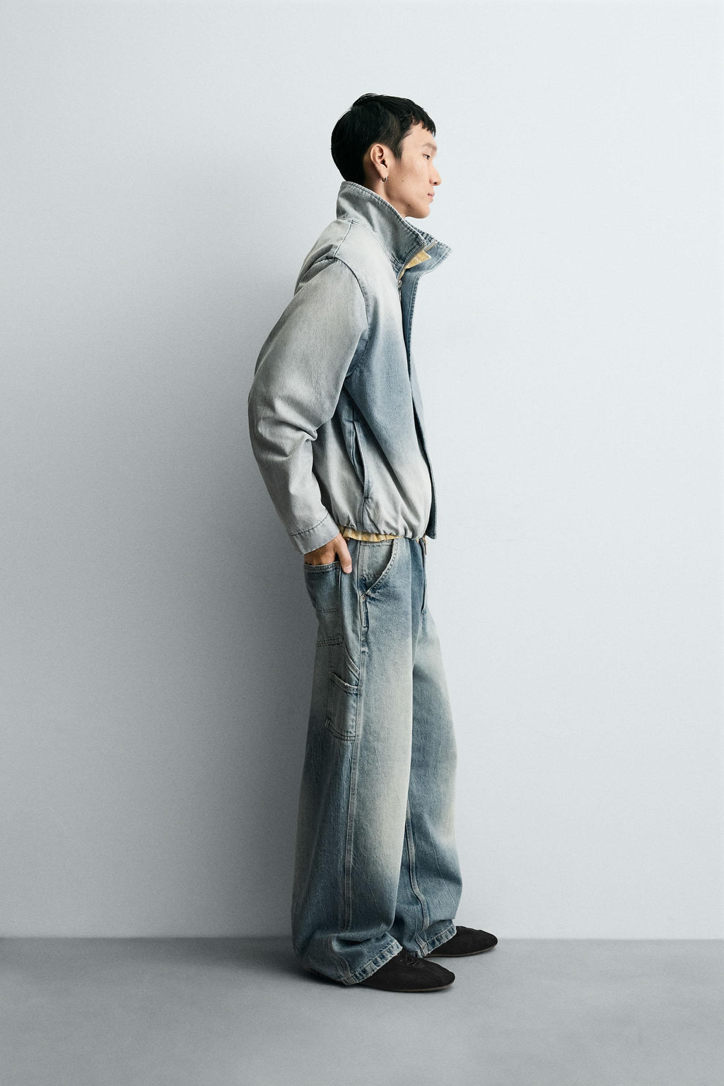 WASHED DENIM JACKET - Zara фото 4