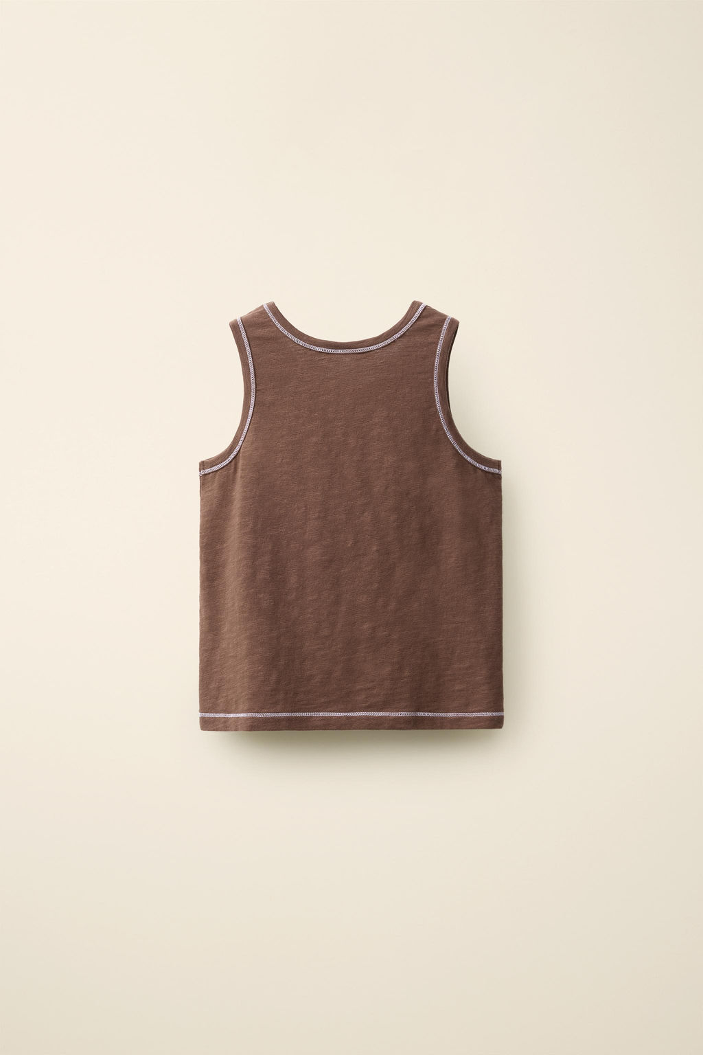 CAMISETA PESPUNTES CREATED BY CARAMEL LONDON X ZARA / Marr?n