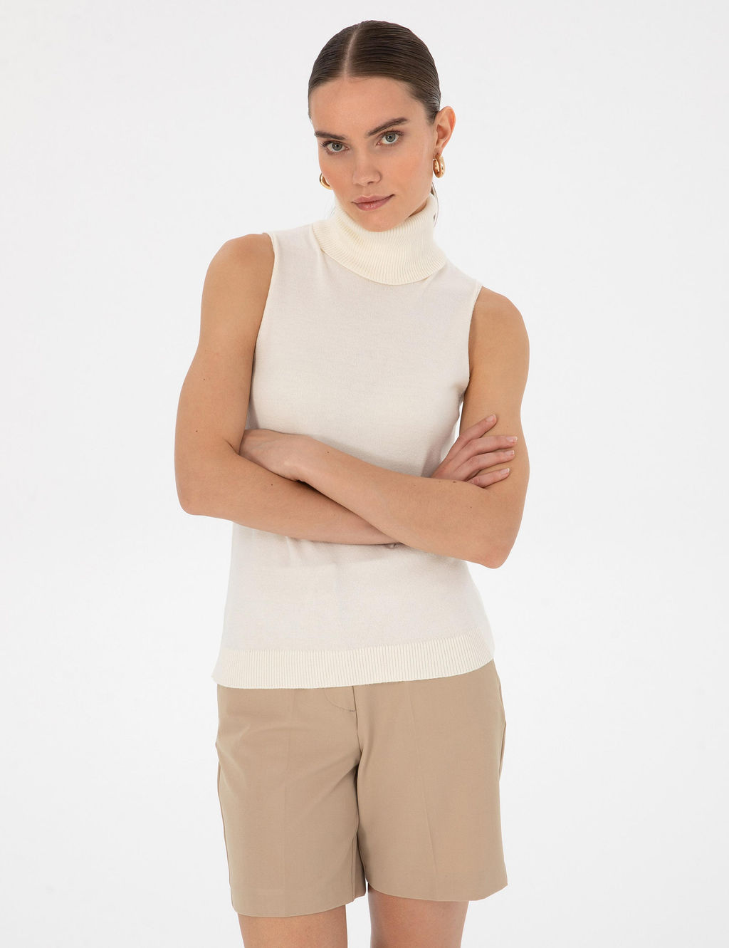 Ekru Slim Fit Kazak - Pierre cardin фото 3