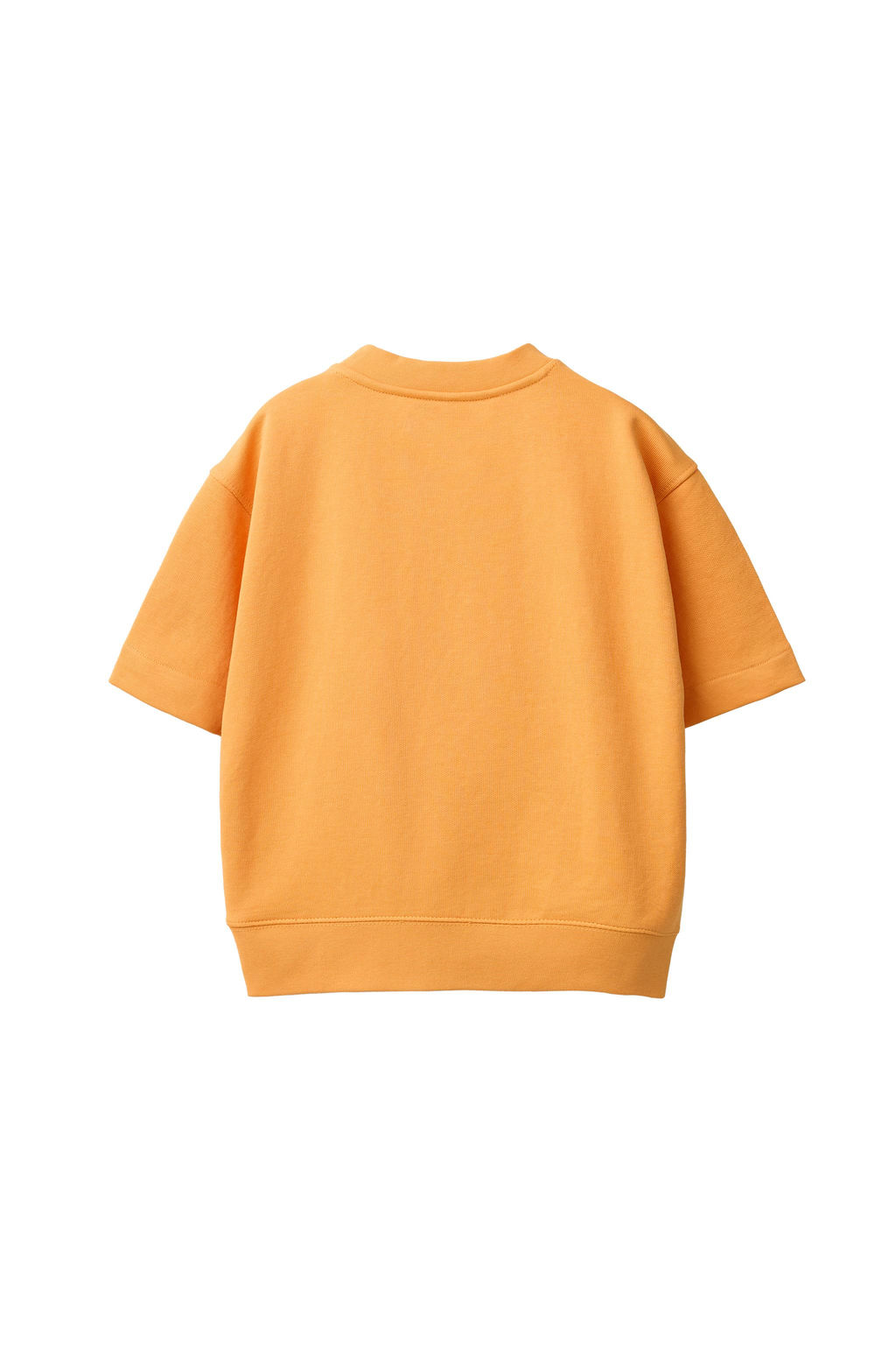 SUDADERA MANGA CORTA TEXTO RELIEVE / Naranja - Zara фото 3