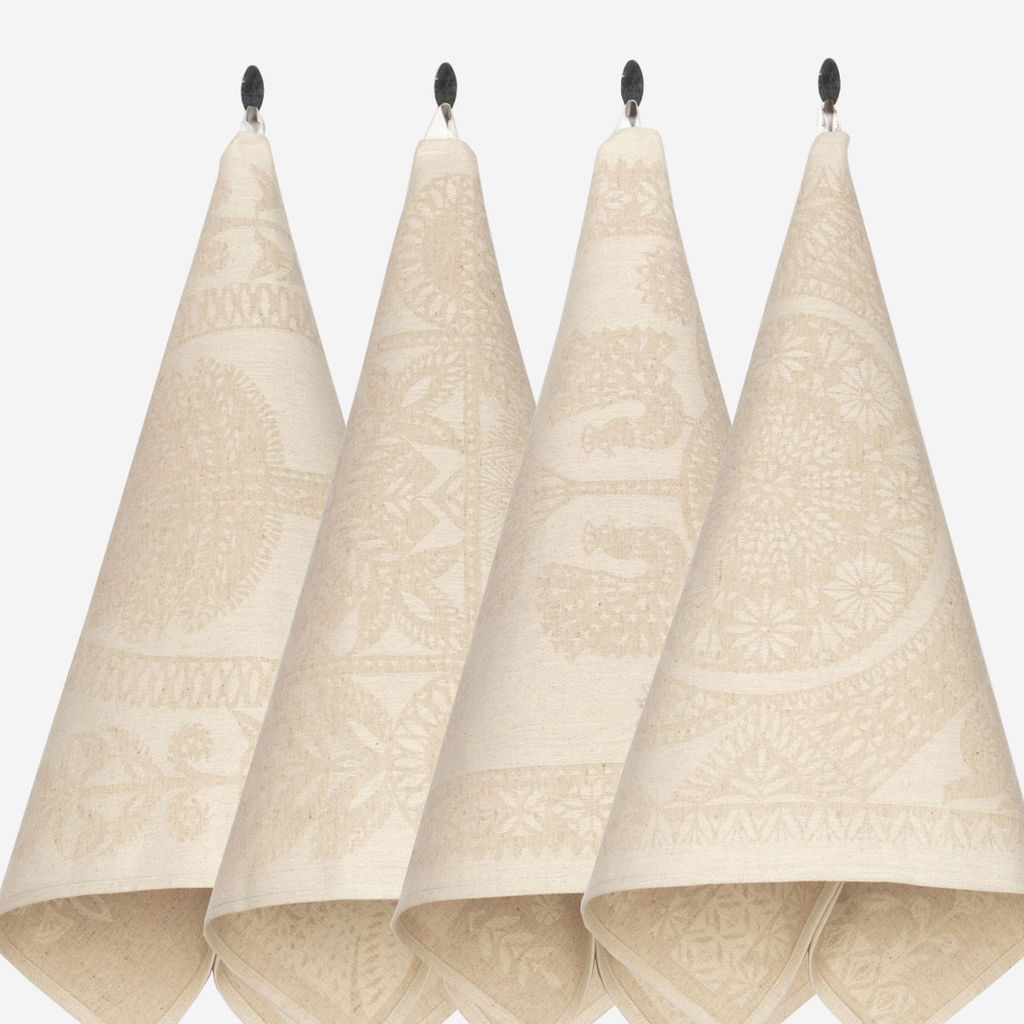 21С192-ШР+К/фкор Комплект полотенец из 4 шт. 47*70 "Павлинка-4" рис. 332