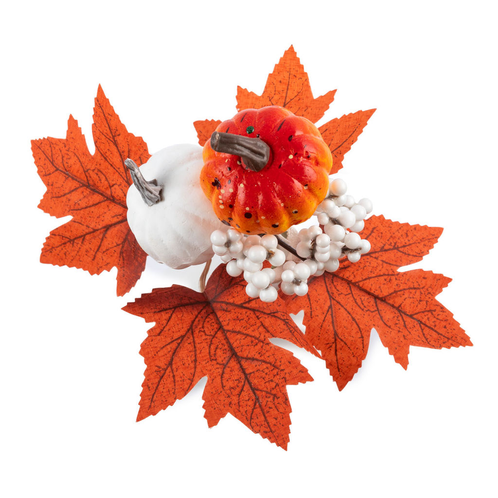 Blumentag VDJ-39 Веточка осенняя с ягодами и тыквами 25 х 3 х 1 шт. 01 фото 4