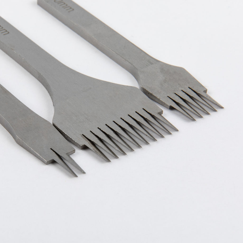 Промысел Пробойники строчные, набор(французский тип) LT-026 для кожи косой зуб, шаг 3 мм - Pebeo фото 4