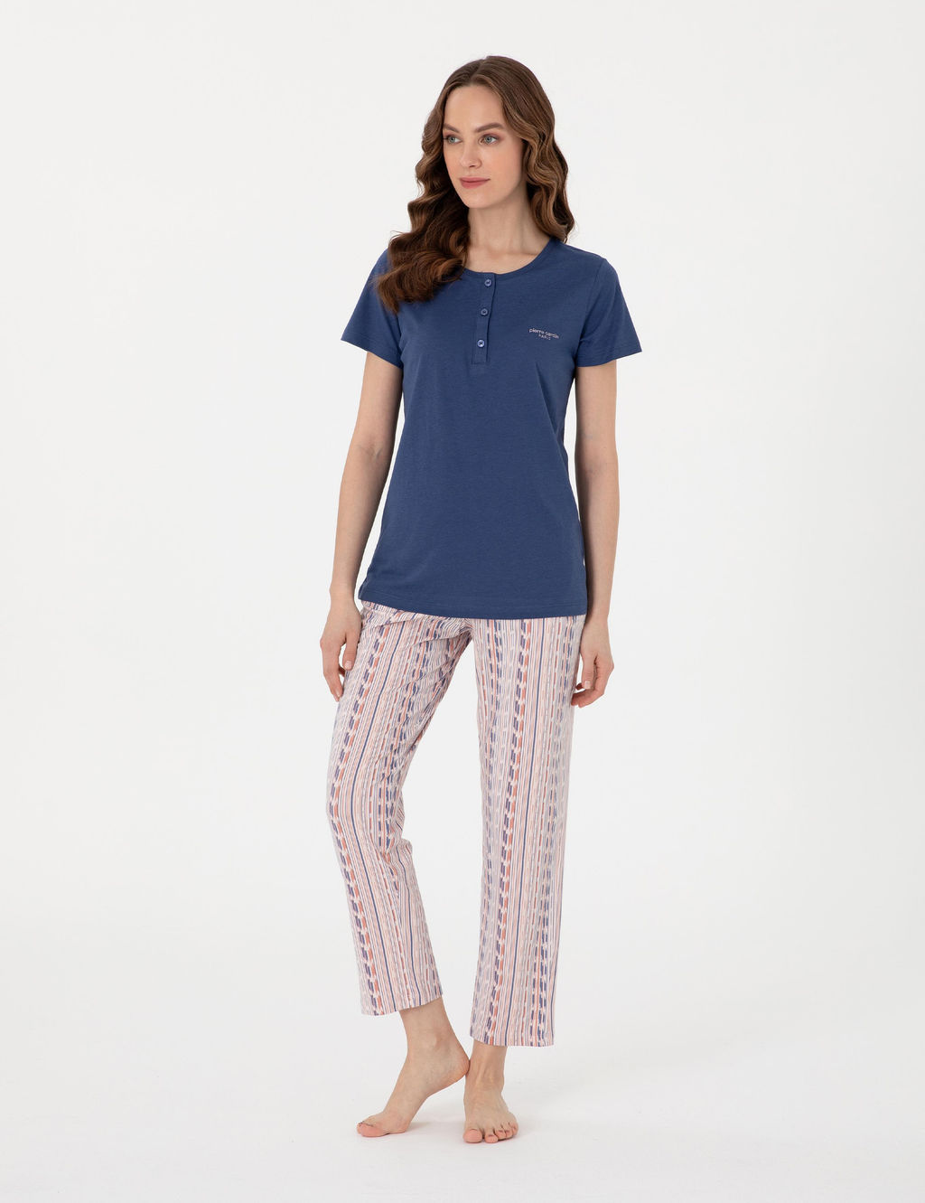 _ndigo K_sakollu Pijama Tak_m_ - Pierre cardin фото 4