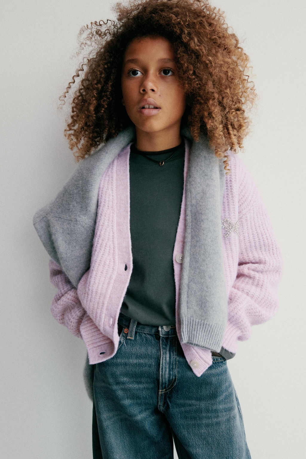 SPARKLY BOW CARDIGAN - Zara фото 5