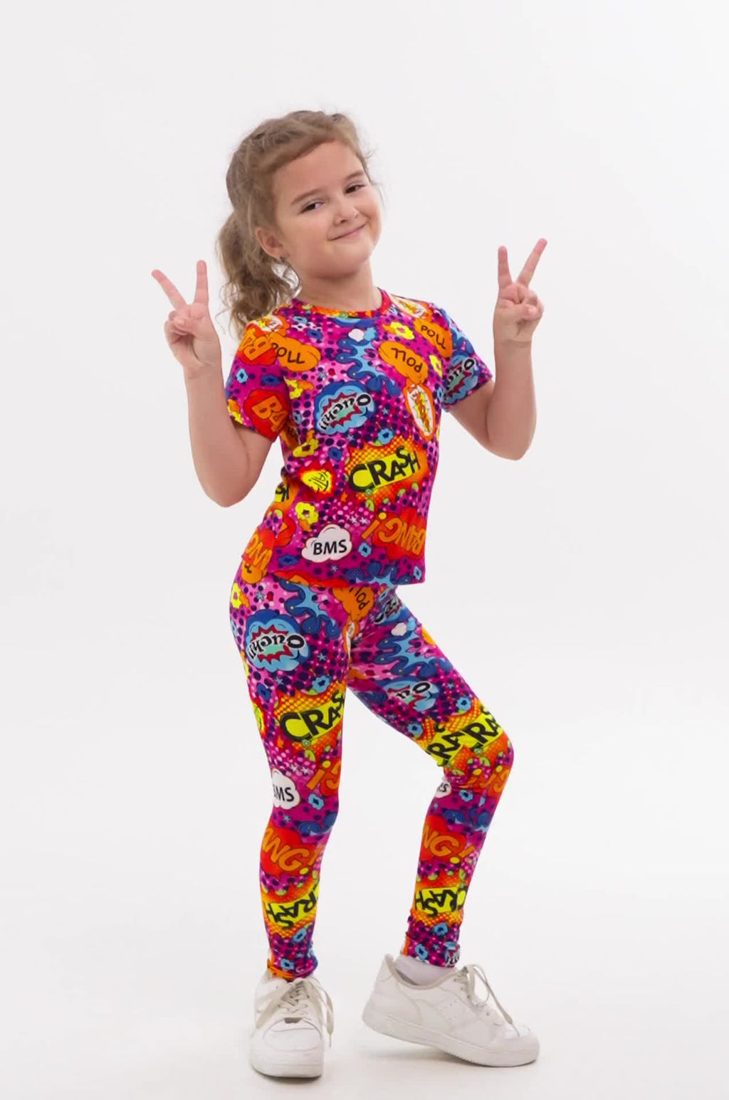 Летний костюм для девочки из бамбука Happyfox