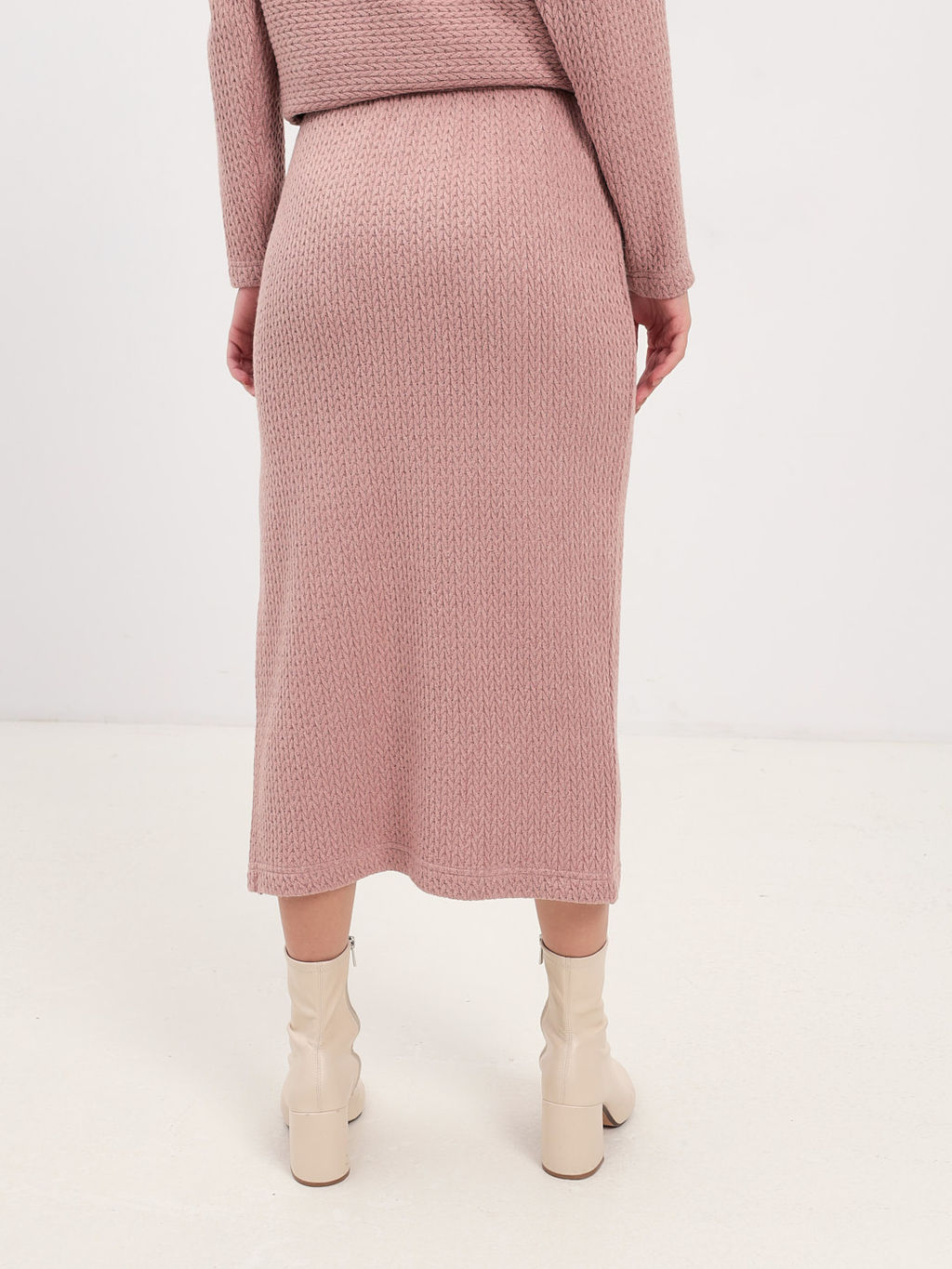 Юбка трикотажная KATHARINA KROSS KK-SKT-006Kn-брусничный  фото 3