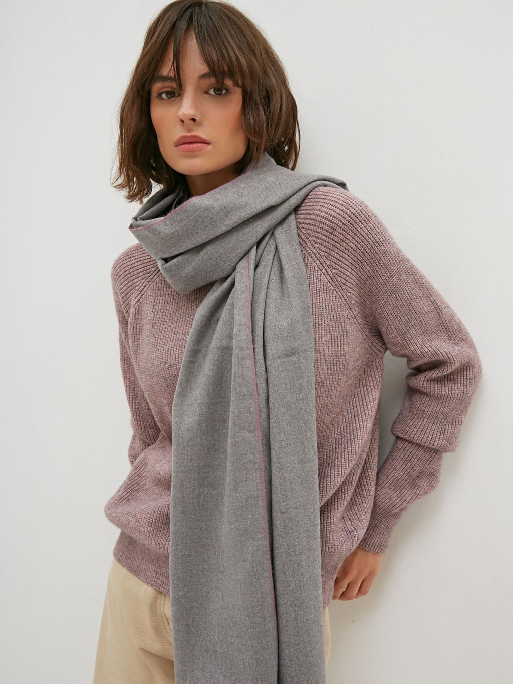 Conso/KSP210341 - grey Палантин