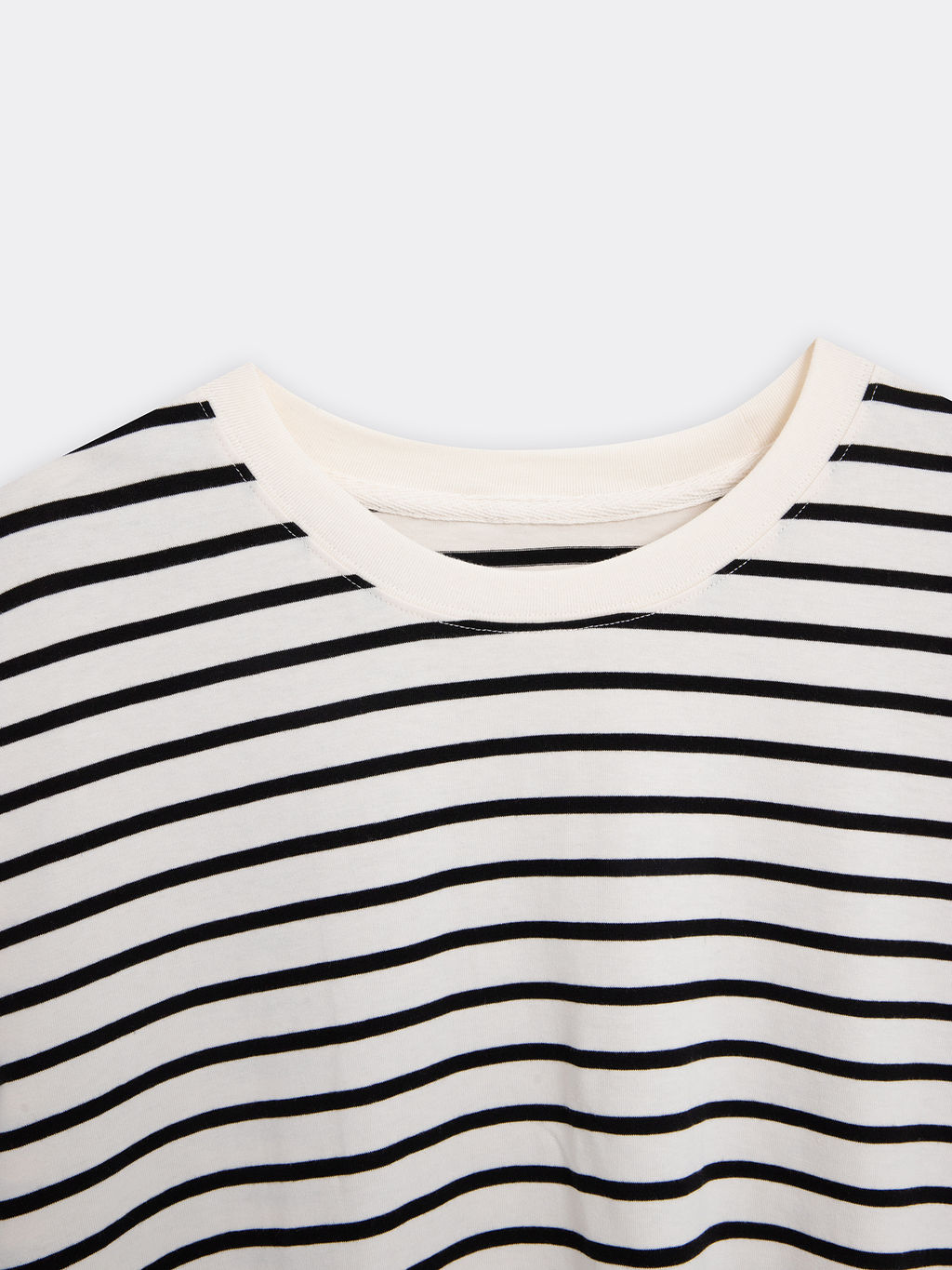 Лонгслив мужской молочный в черную полоску молочно -черная полоска1 121811 - Mark formelle фото 7