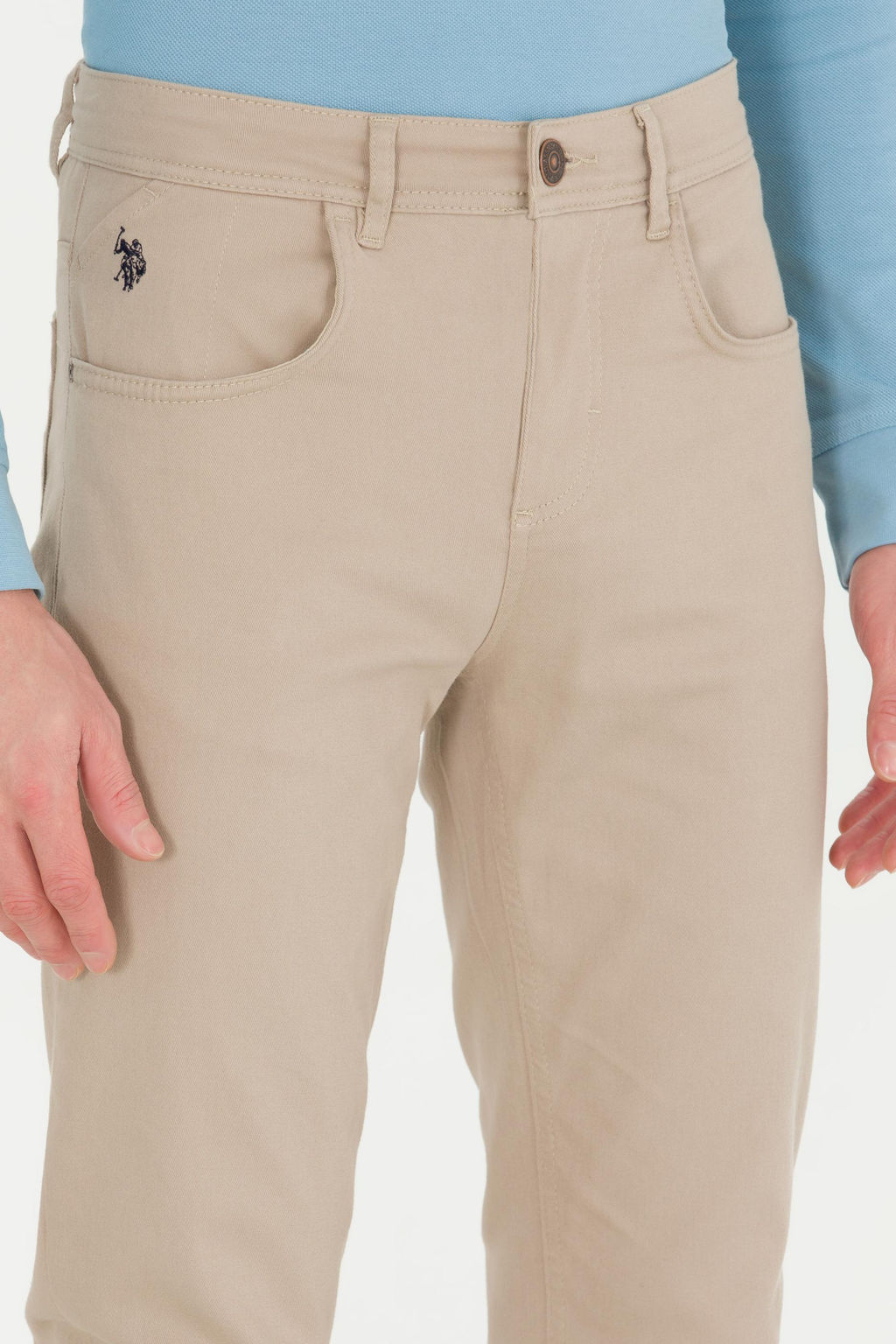Erkek Slim Fit Ta_ Chinos