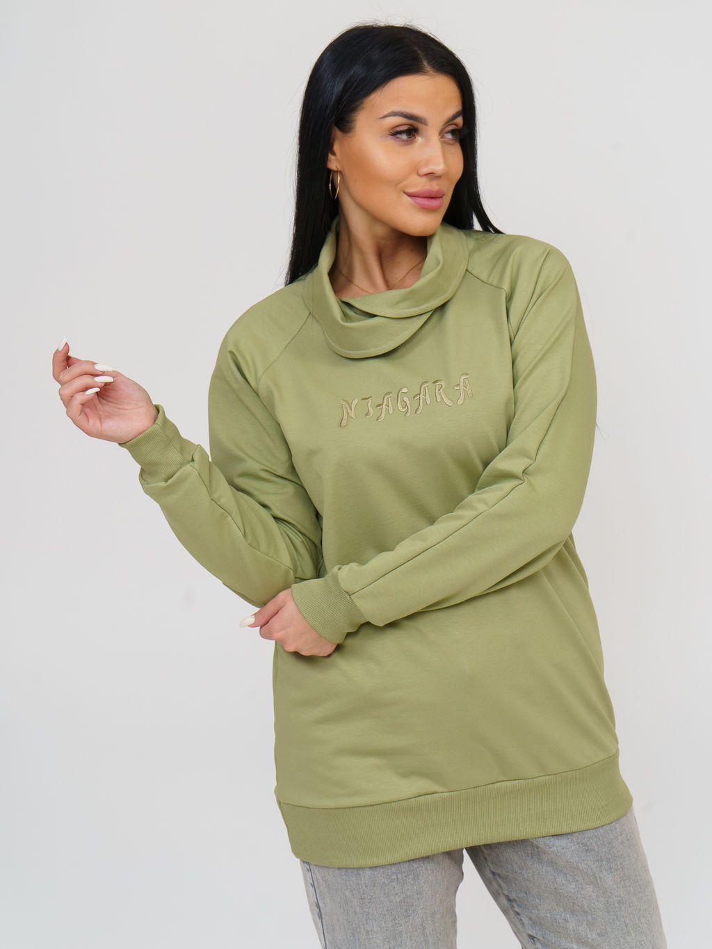 0055 Туника "Олива"