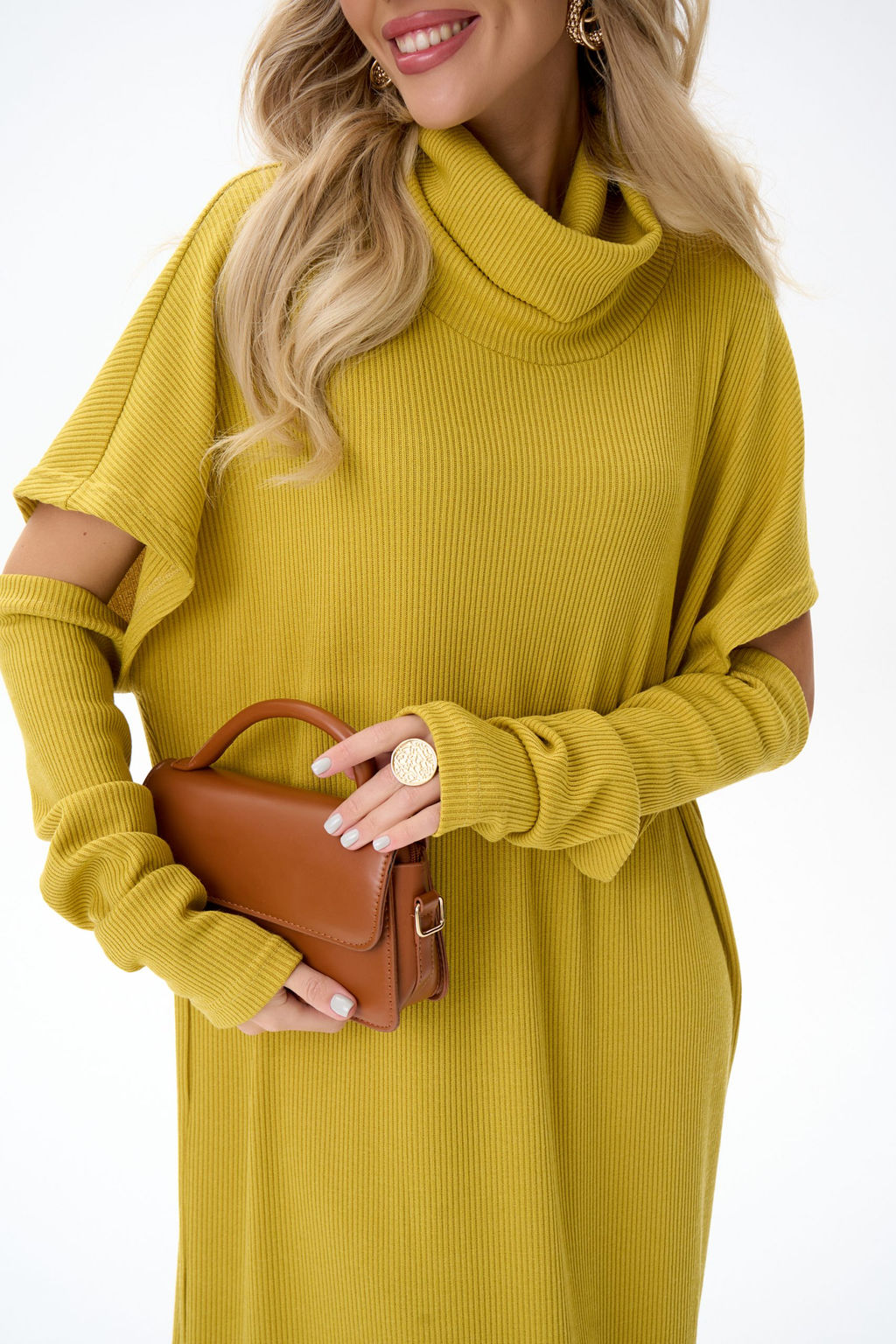 Платье Ирма (горчица) - Эльза фото 2