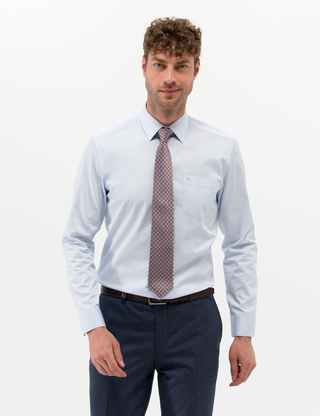 A__k Mavi Regular Fit Uzun Kollu Klasik G_mlek - Pierre cardin фото 9