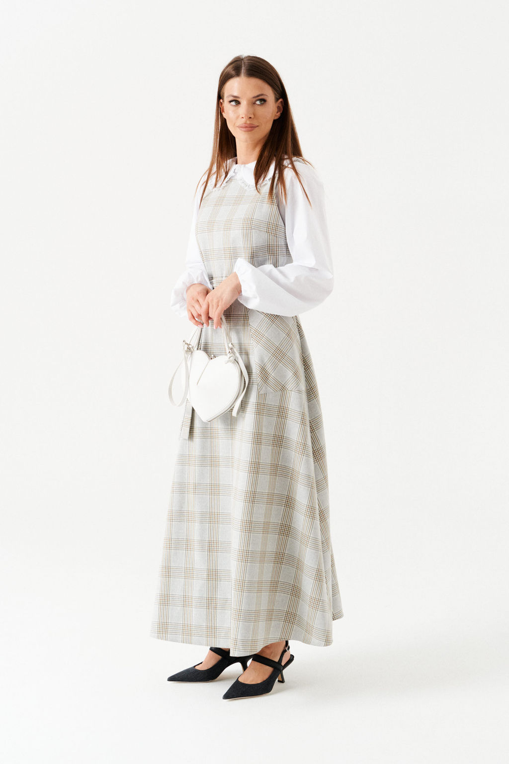 Комплект женский 2-х предметный (сарафан+блузка)