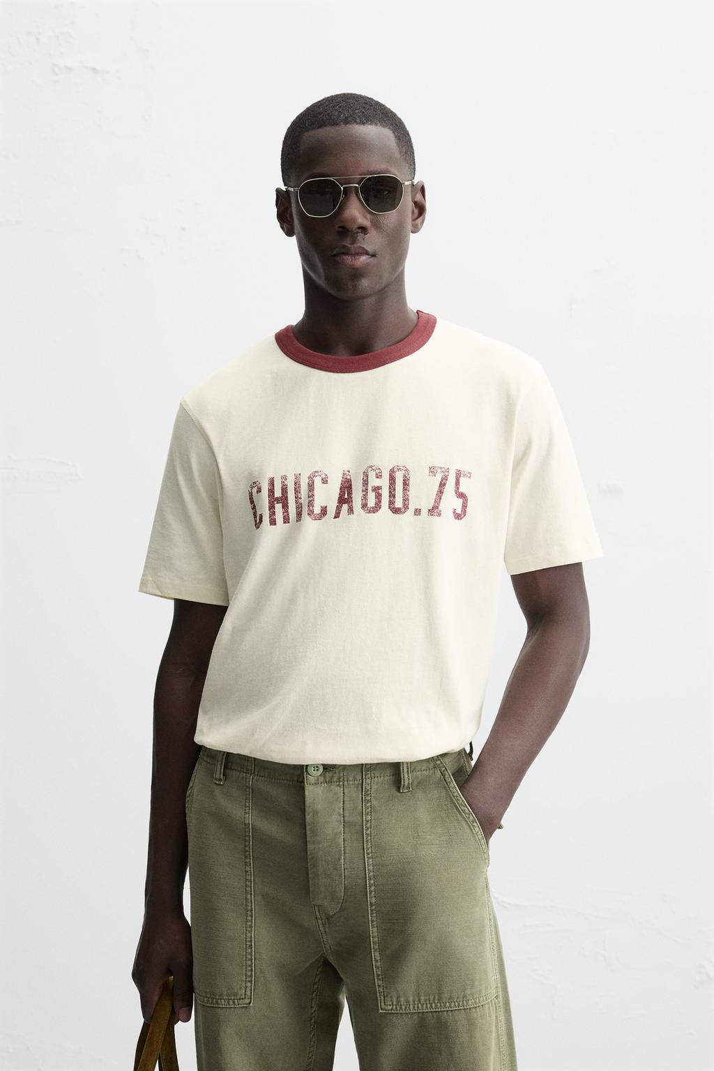 VINTAGE-EFFECT PRINTED T-SHIRT - Zara фото 2