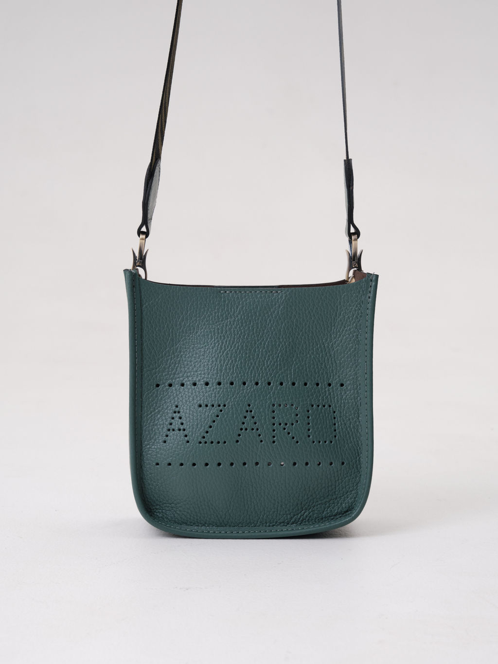 Сумка кожаная на плечо Azaro 30996 минт