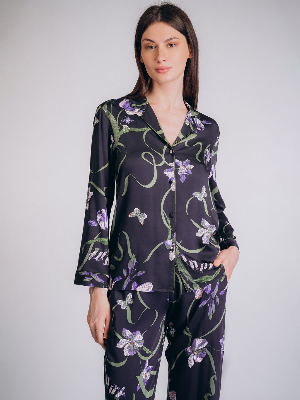 Женская пижама с цветочным узором (Арт. 5123TCC) - Indefini фото 6