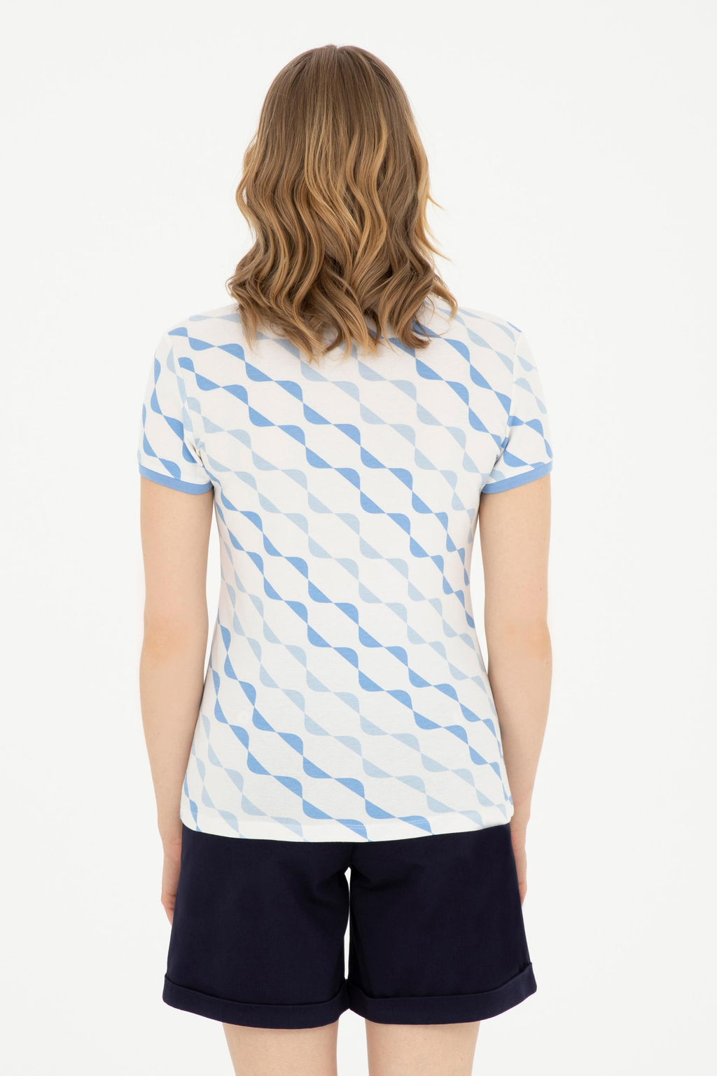 Женская темно-синяя футболка - U.s. polo assn фото 19