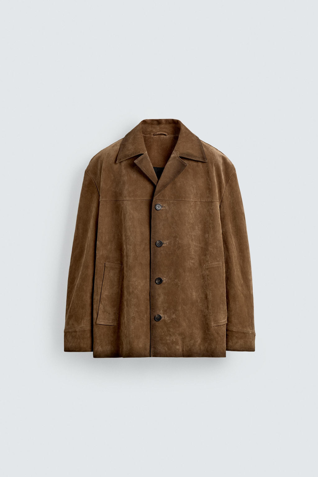 LIMITED EDITION SUEDE LEATHER JACKET - Zara фото 7
