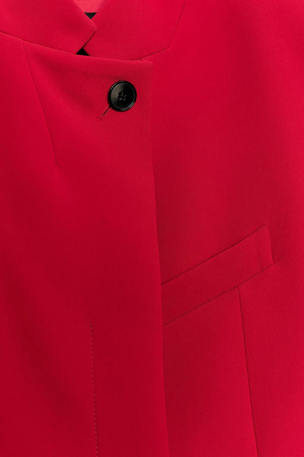 BLAZER CROPPED MANGA CORTA ZW COLLECTION / Rojo - Zara фото 14